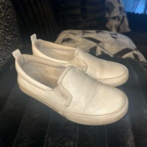 Cat & Jack White Quilted Kids Sneakers